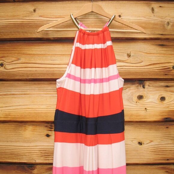 Eliza J Striped Maxi Dress 10 - Picture 4 of 9
